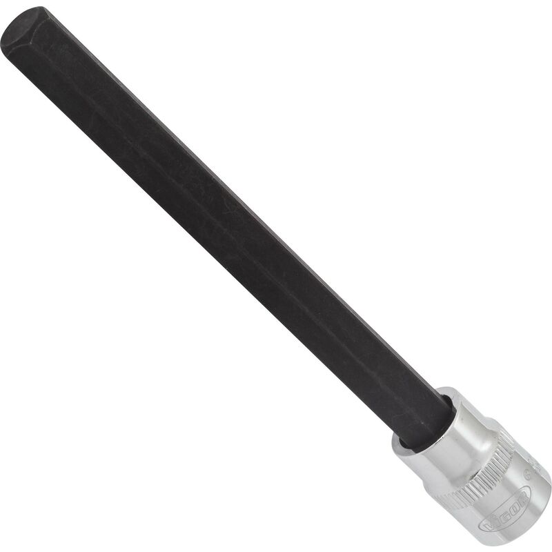 foto del prodotto vigor screwdriver socket for inside hexagon screws v6153 attacco quadro, cavo, 3 8 di pollice 10 mm profilo esagonale interno size 10 mm