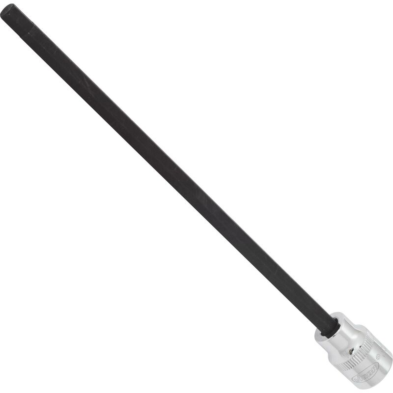 foto del prodotto vigor screwdriver socket for inside hexagon screws v6157 attacco quadro, cavo, 3 8 di pollice 10 mm profilo esagonale interno size 6 mm