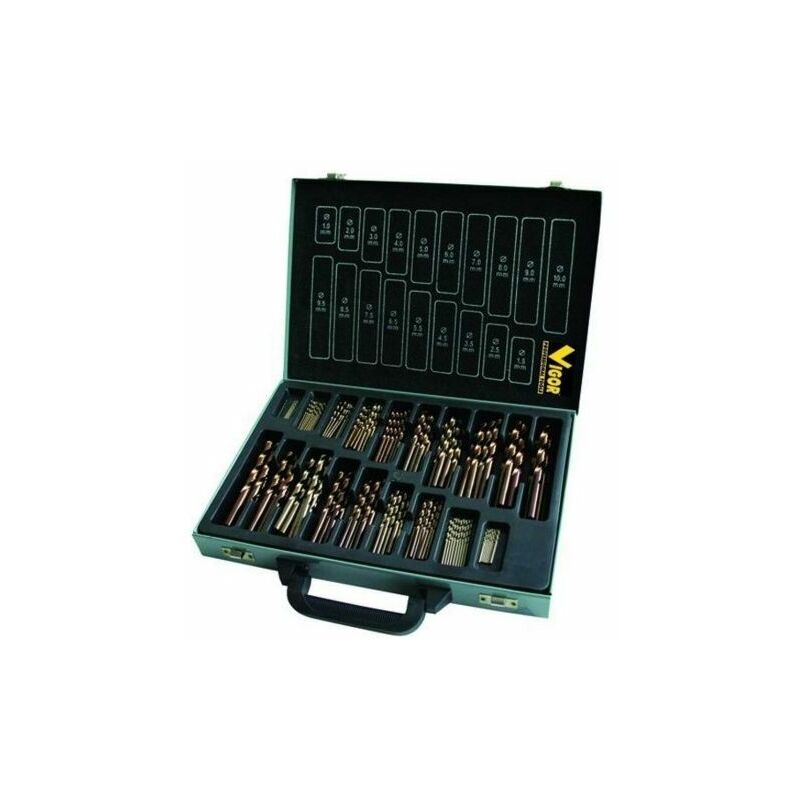 foto del prodotto vigor serie punte hss cobalt 6 pz. 116 mm. 1 10