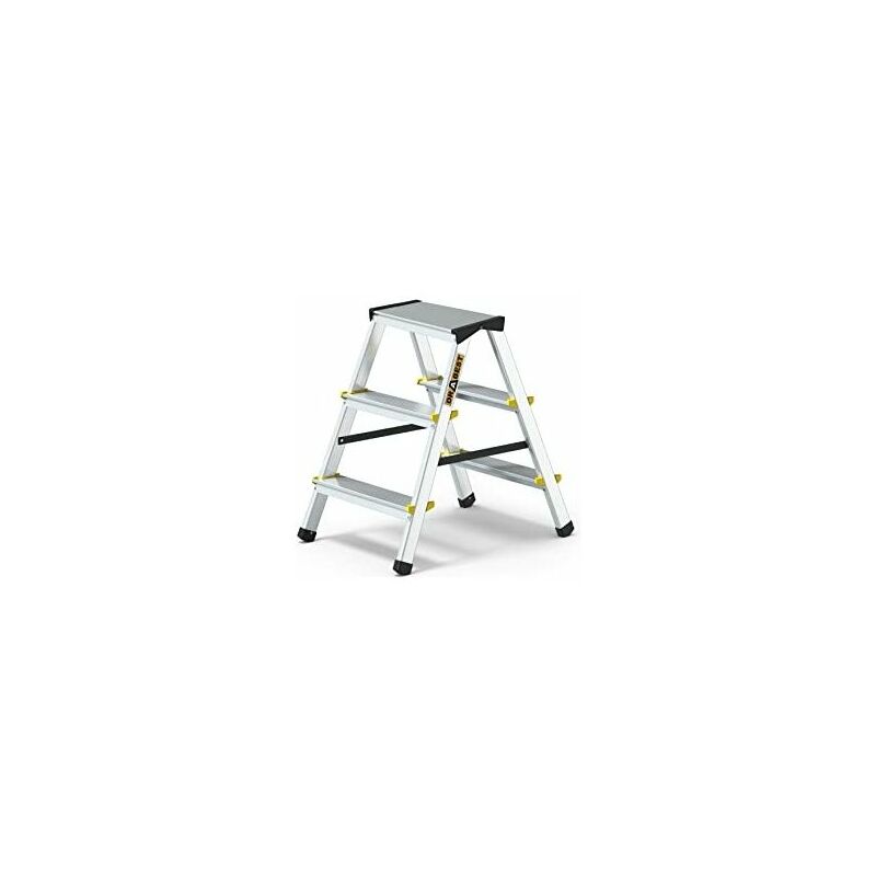 foto del prodotto vigor sgabello in alluminio kitty doppia salita 3 3