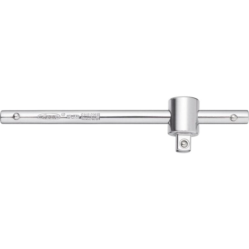 foto del prodotto vigor sliding t handle v2453n attacco quadro, cavo, 1 4 di pollice 6,3 mm attacco quadro, massiccio, 1 4 di pollice 6,3 mm 110 mm
