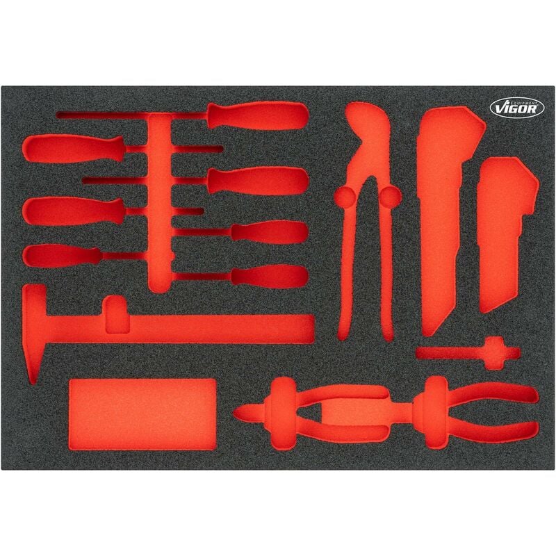 foto del prodotto vigor soft foam insert empty v5111n l l x w x h 563 mm x 393 mm x 35 mm