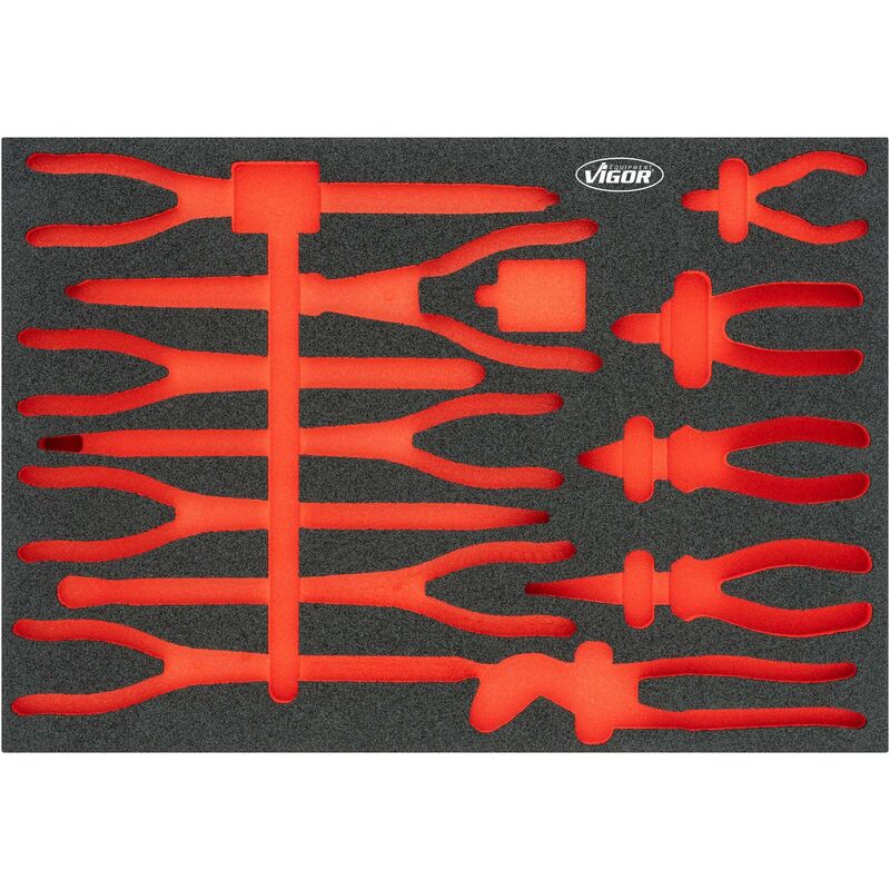 foto del prodotto vigor soft foam insert empty v6815n l l x w x h 563 mm x 393 mm x 35 mm