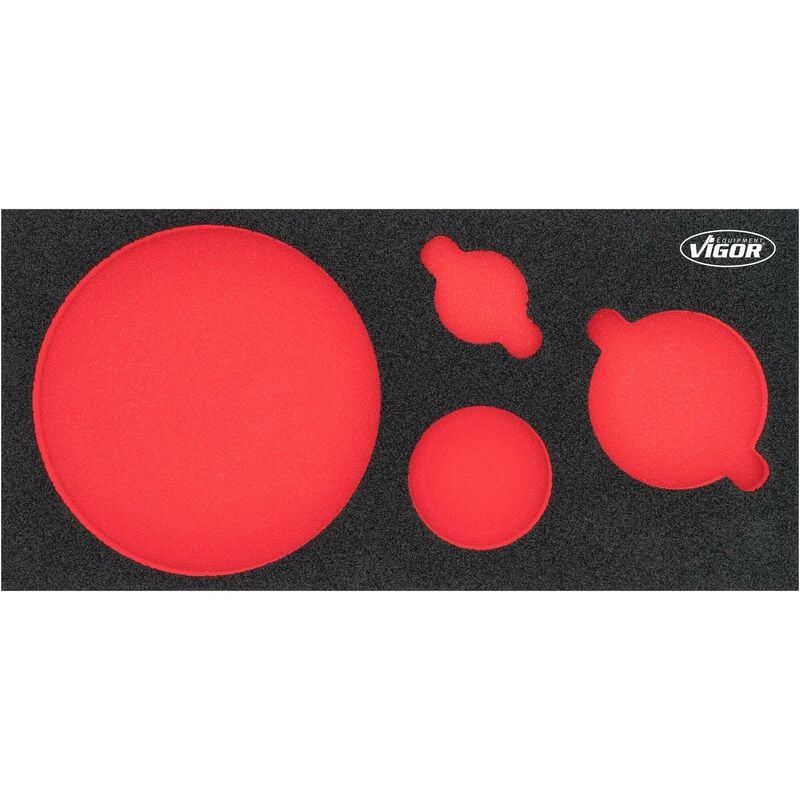 foto del prodotto vigor soft foam insert empty v7263 l l x w x h 393 mm x 282 mm x 35 mm