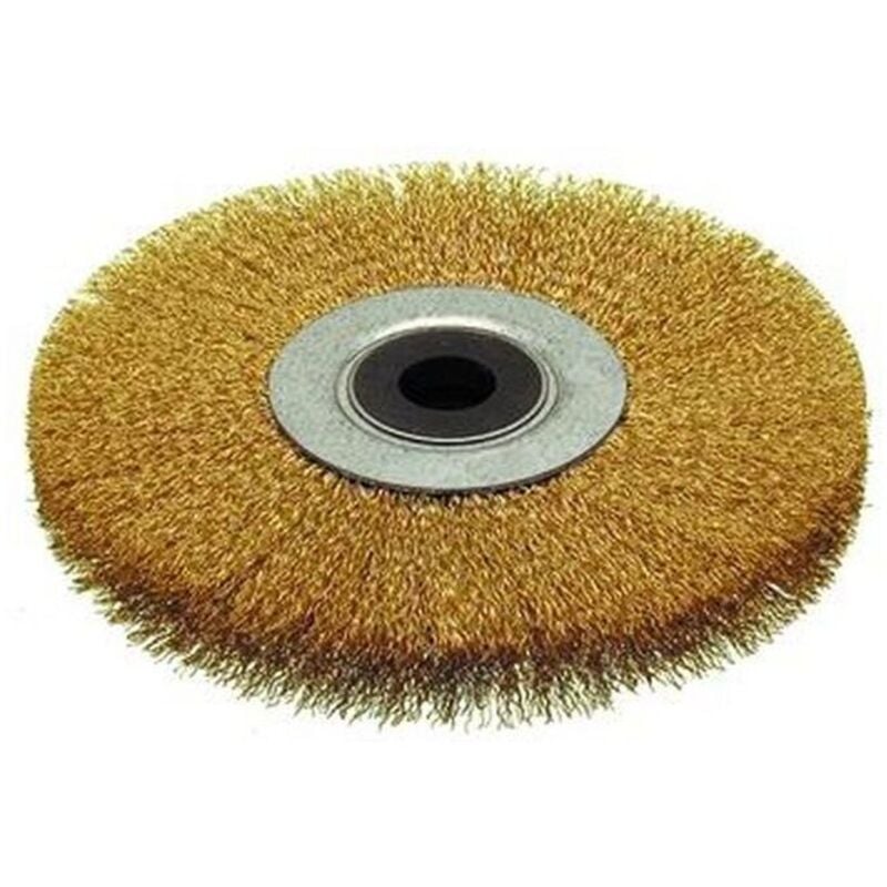 foto del prodotto vigor spazzole circolari fili ondulati foro mm.12 mm. 100x12