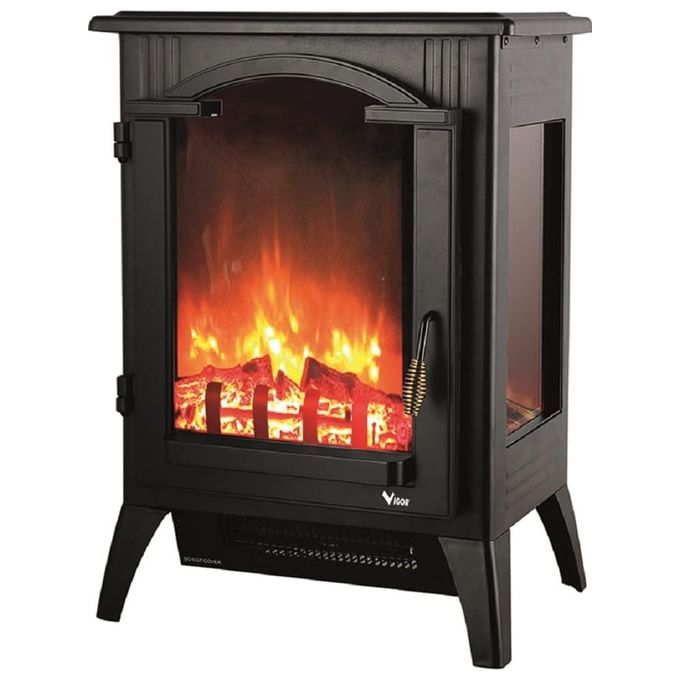 foto del prodotto vigor stufa elettrica vatra caminetto 2000 watt