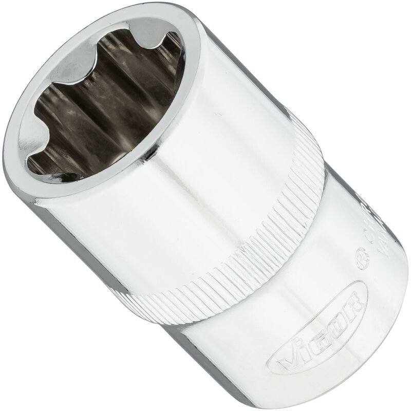 foto del prodotto vigor t plus socket v7920 ep22 attacco quadro, cavo, 1 2 di pollice 12,5 mm profilo esterno torx plus size e22 