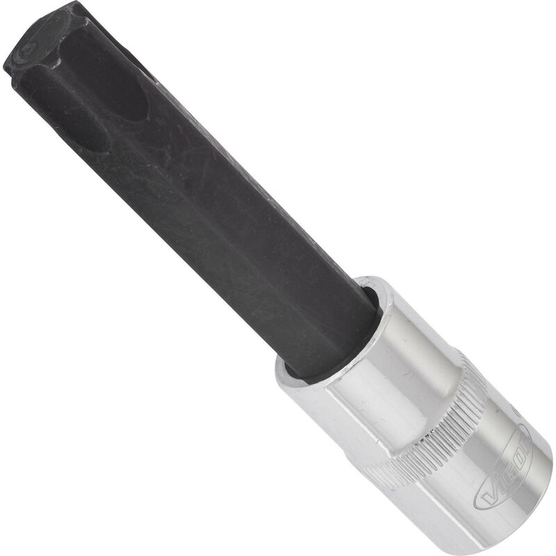 foto del prodotto vigor t screwdriver socket v2172 attacco quadro, cavo, 1 2 di pollice 12,5 mm profilo interno torx size t70