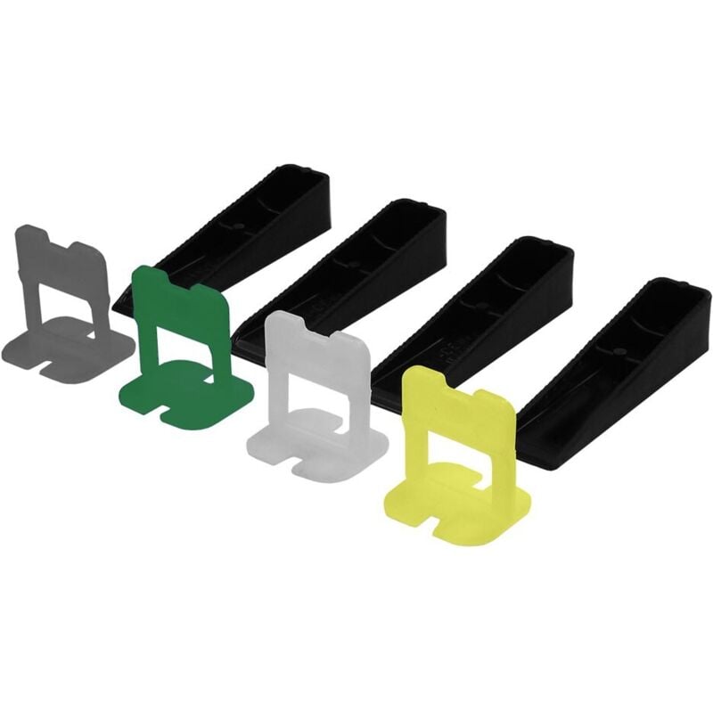 foto del prodotto vigor tiranti per piastrelle autolivellante maxi verde 250 pezzi 0.5mm