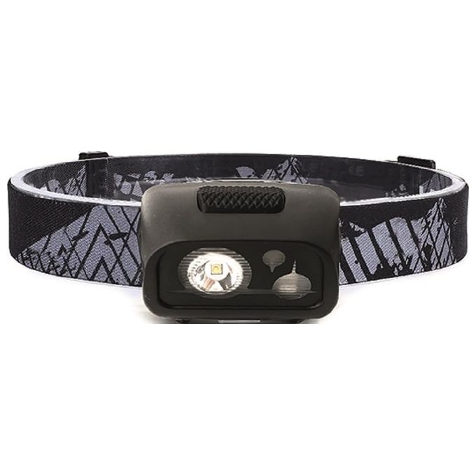 foto del prodotto vigor torcia led frontale trek usb 150 lumen