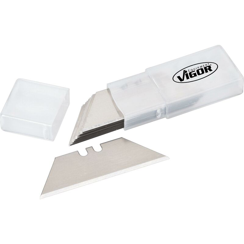 foto del prodotto vigor trapezoid spare blades v1446 10 pieces numero utensili 10