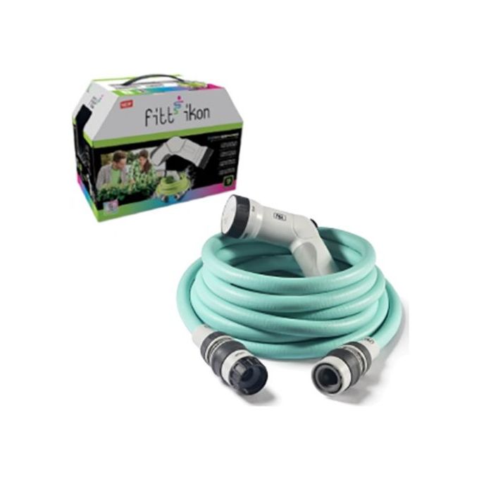 foto del prodotto vigor tubo ikon aquamarine 5 8 pistola con 2 raccordi 25mt max