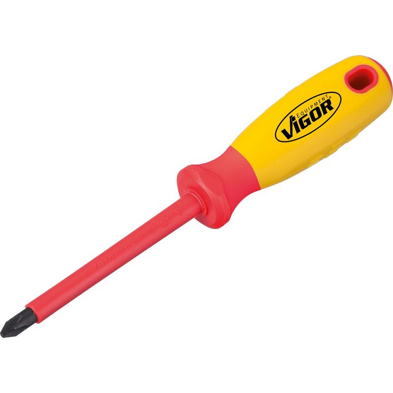 foto del prodotto vigor vde phillips recess screwdriver v2064 profilo intaglio a croce ph size ph2