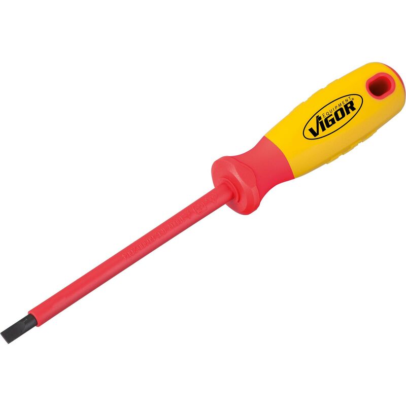 foto del prodotto vigor vde screwdriver for slotted screws v2030 profilo ad intaglio size 1 x 5.5 mm