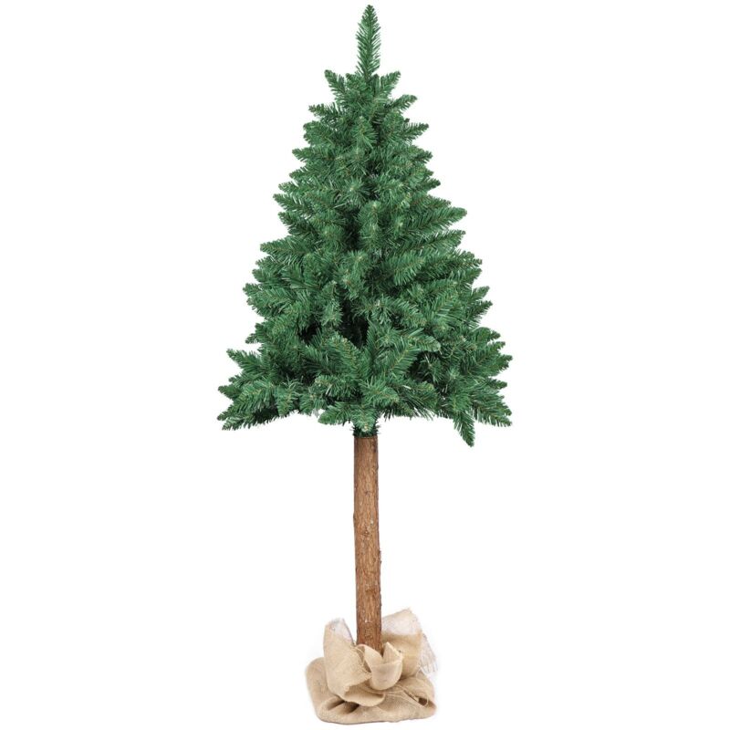 foto del prodotto viking choice albero di natale artificiale 160 cm abete rosso con tronco di legno