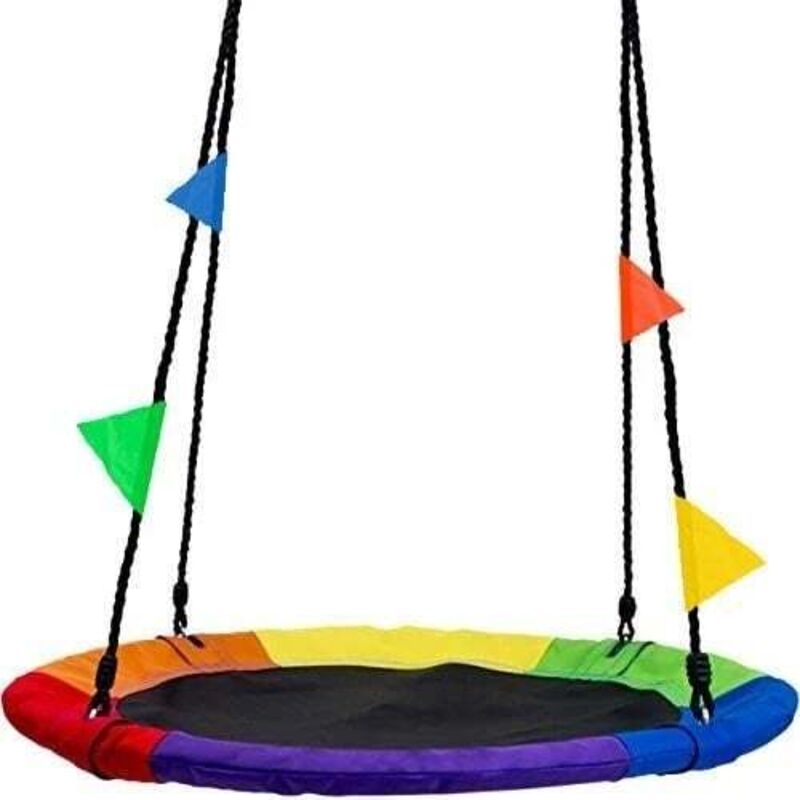 foto del prodotto viking choice altalena nido 100 cm arcobaleno multicolore fino a 150 kg
