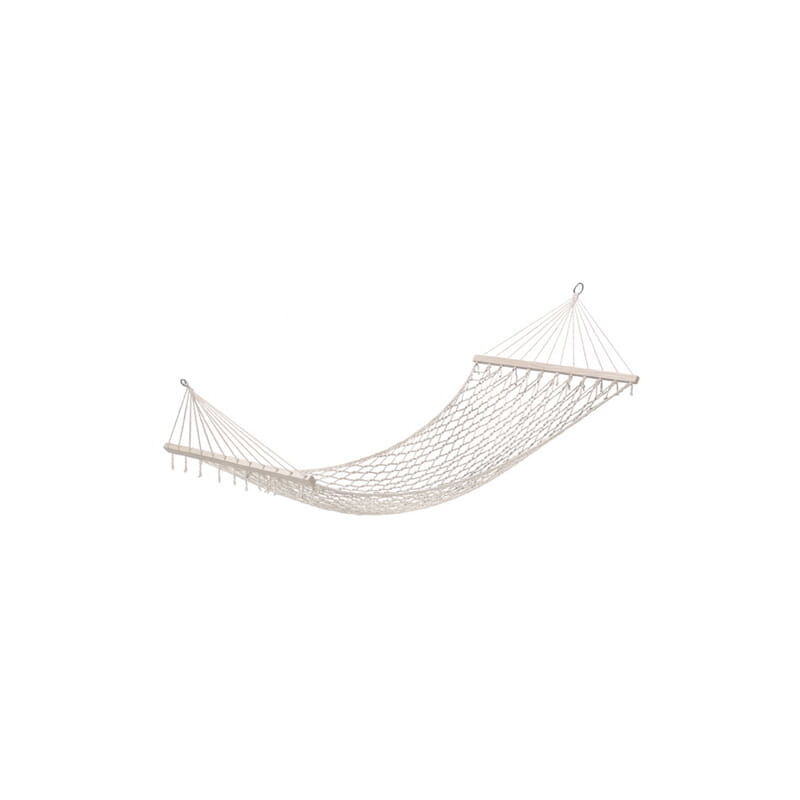foto del prodotto viking choice amaca 260 x 80 cm corda intrecciata crema