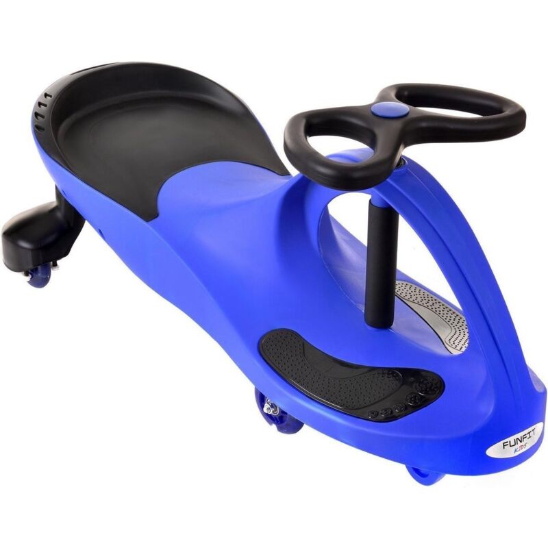 foto del prodotto viking choice auto wiggle auto oscillante con ruote illuminate a led blu