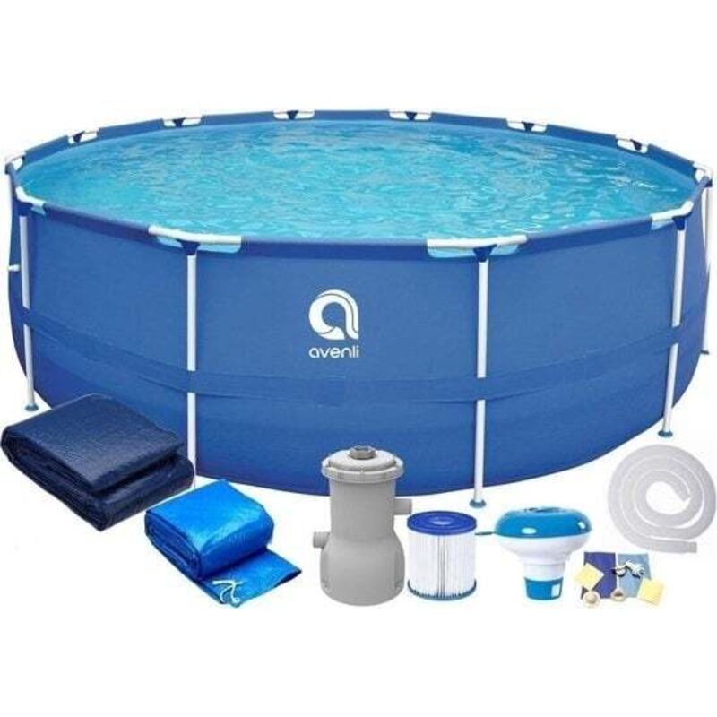 foto del prodotto viking choice avenli piscina 305x76 cm set completo con pompa