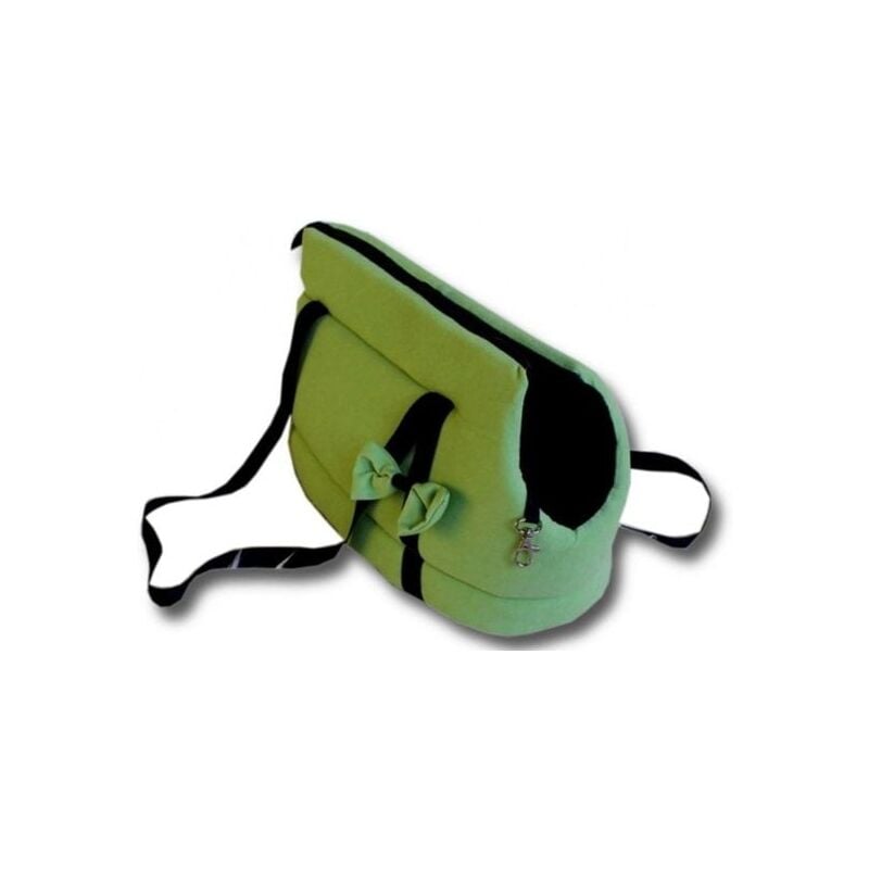 foto del prodotto viking choice borsa trasportino per cani cani di piccola taglia borsa trasporto cani verde 36x19x23 cm elegante borsa a tracolla