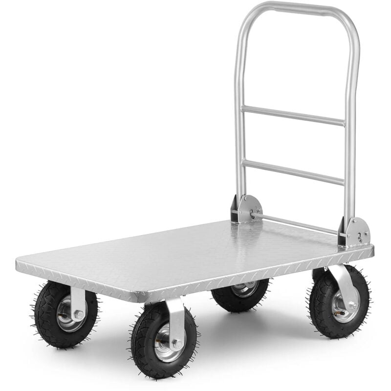 foto del prodotto viking choice carrello da trasporto carrello da magazzino fino a 500 kg pieghevole acciaio
