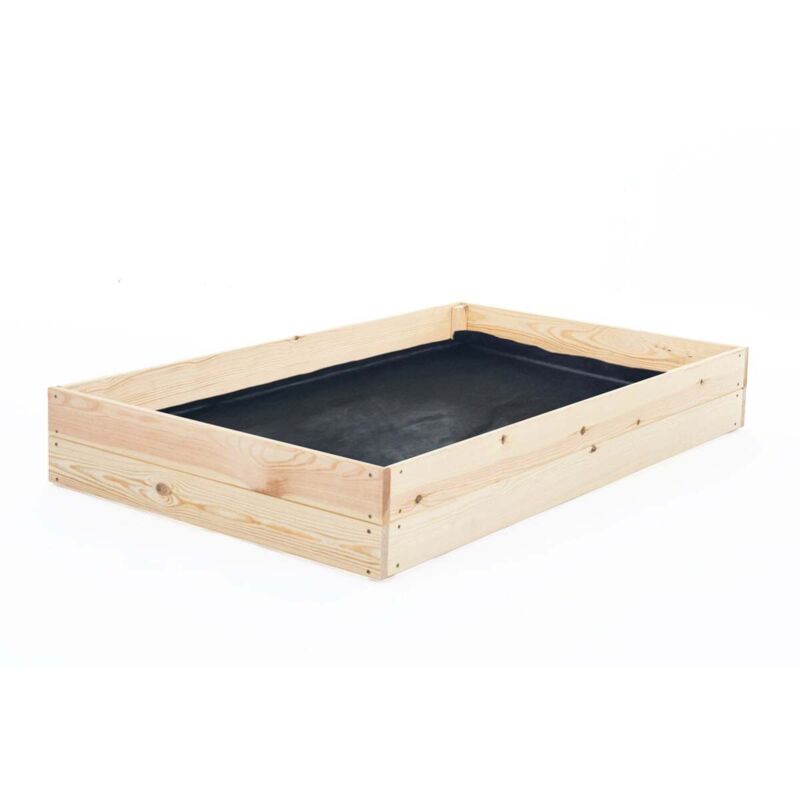 foto del prodotto viking choice cassetta orto cassetta di allevamento 120x80x18 cm legno con telo da terra