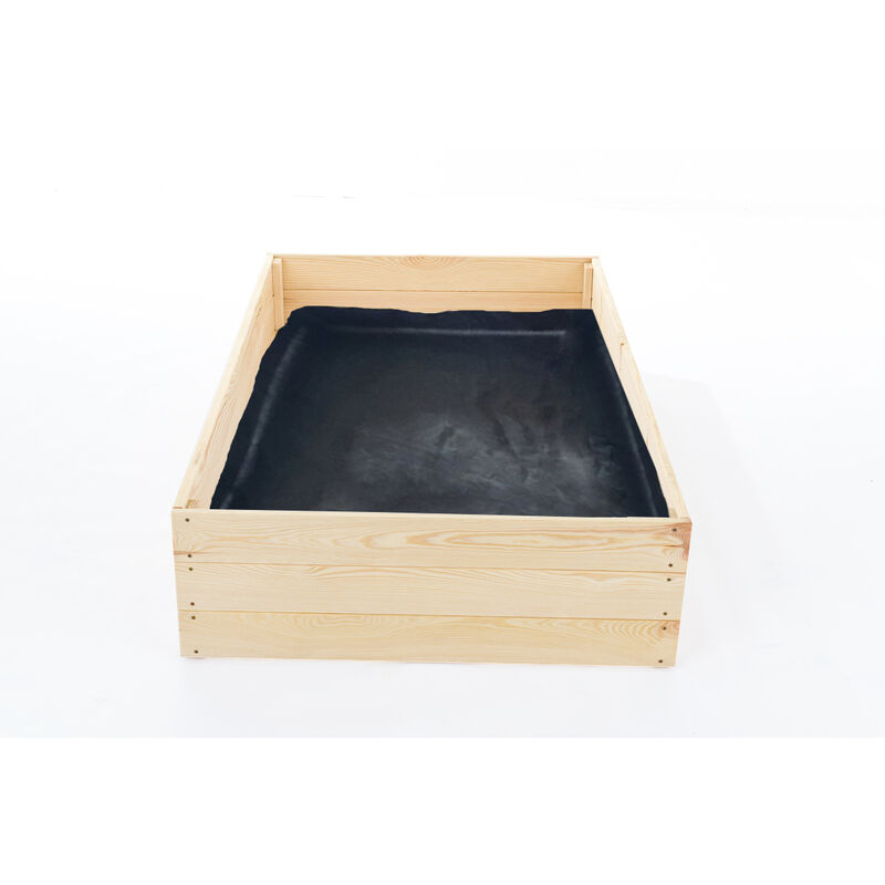 foto del prodotto viking choice cassetta orto cassetta di allevamento 120x80x27 cm legno con telo di fondo