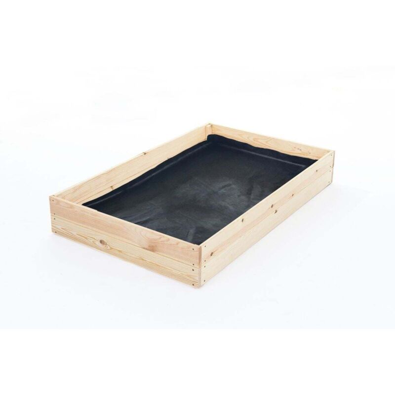 foto del prodotto viking choice cassetta orto cassetta di allevamento 140x120x18 cm legno con telo di fondo