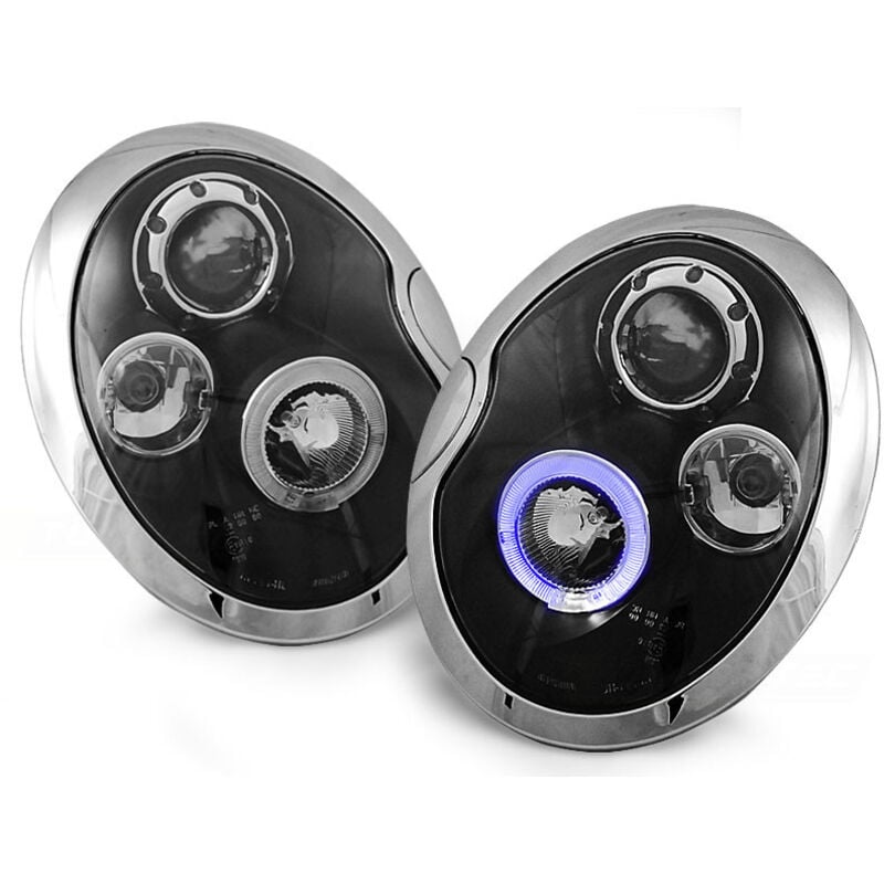 foto del prodotto viking choice cerchioni fari dual halo bmw mini cooper 05 01 10 06 angel eyes black