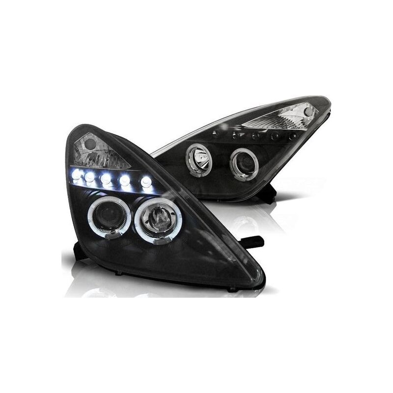 foto del prodotto viking choice - cerchioni fari dual halo toyota celica t230 99-05 angel eyes black