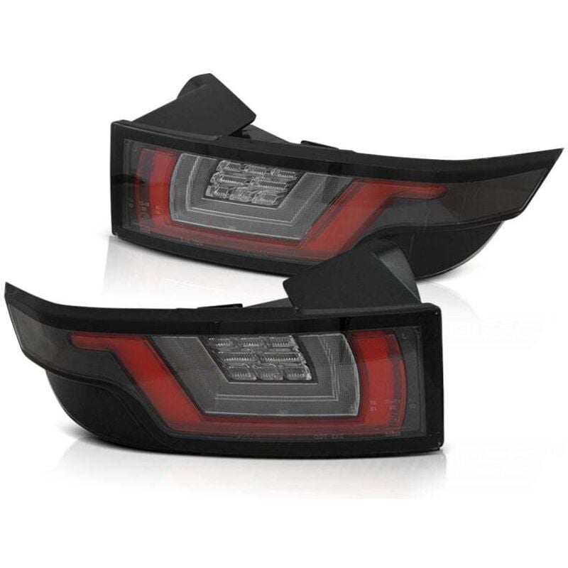 foto del prodotto viking choice fanali posteriori land rover range rover evoque 11 18 rosso chiaro nero led
