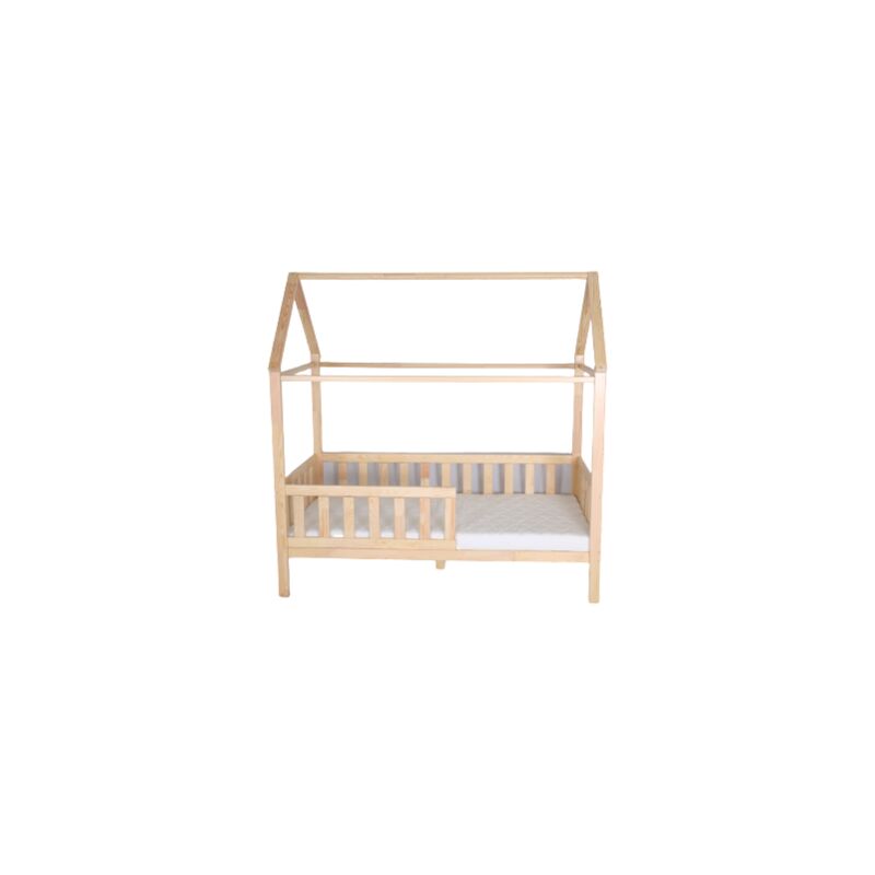 foto del prodotto viking choice letto house 80x160 cm lettino in pino con rete a doghe