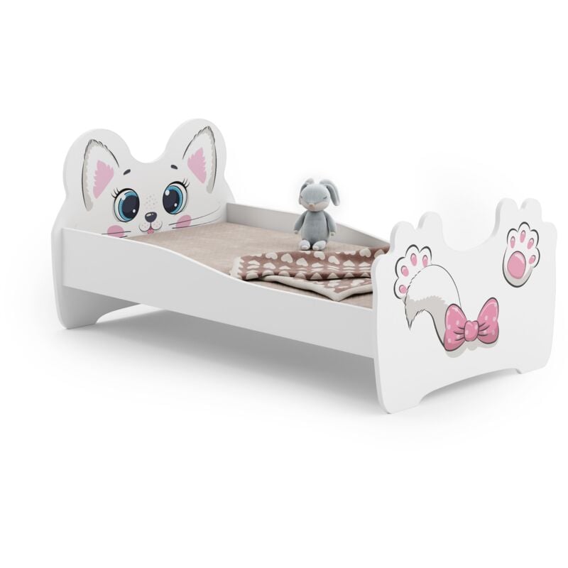 foto del prodotto viking choice letto per bambini gatto rosa 160x80
