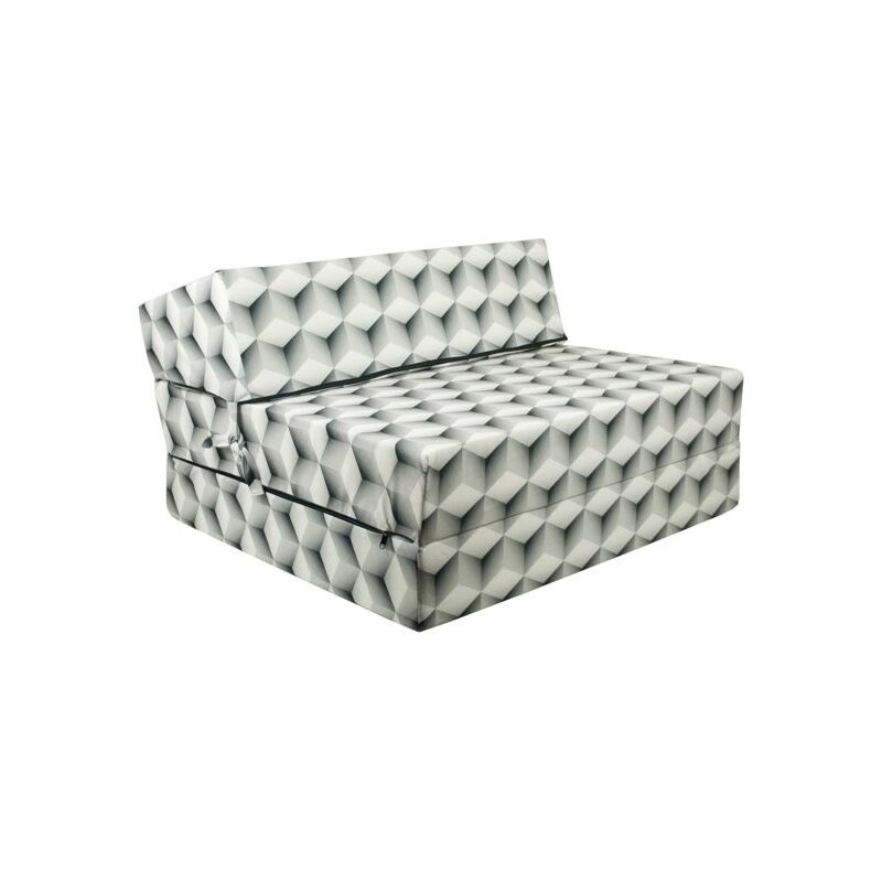 foto del prodotto viking choice materasso ospite cubo 3d materasso pieghevole 90x200x15 cm materasso da campeggio