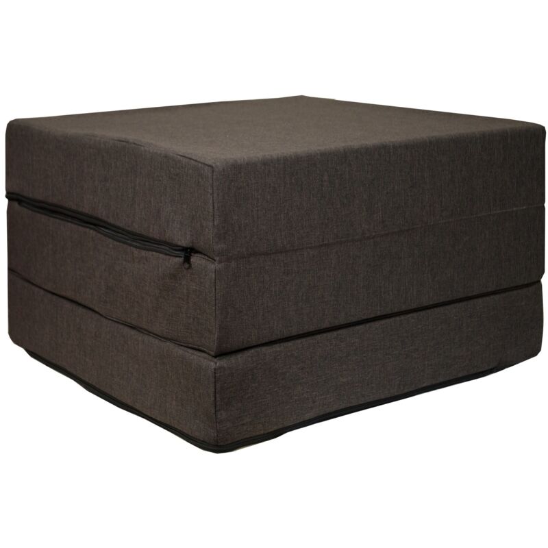 foto del prodotto viking choice materasso per ospiti materasso pieghevole grigio 195x65x10 cm materasso da campeggio