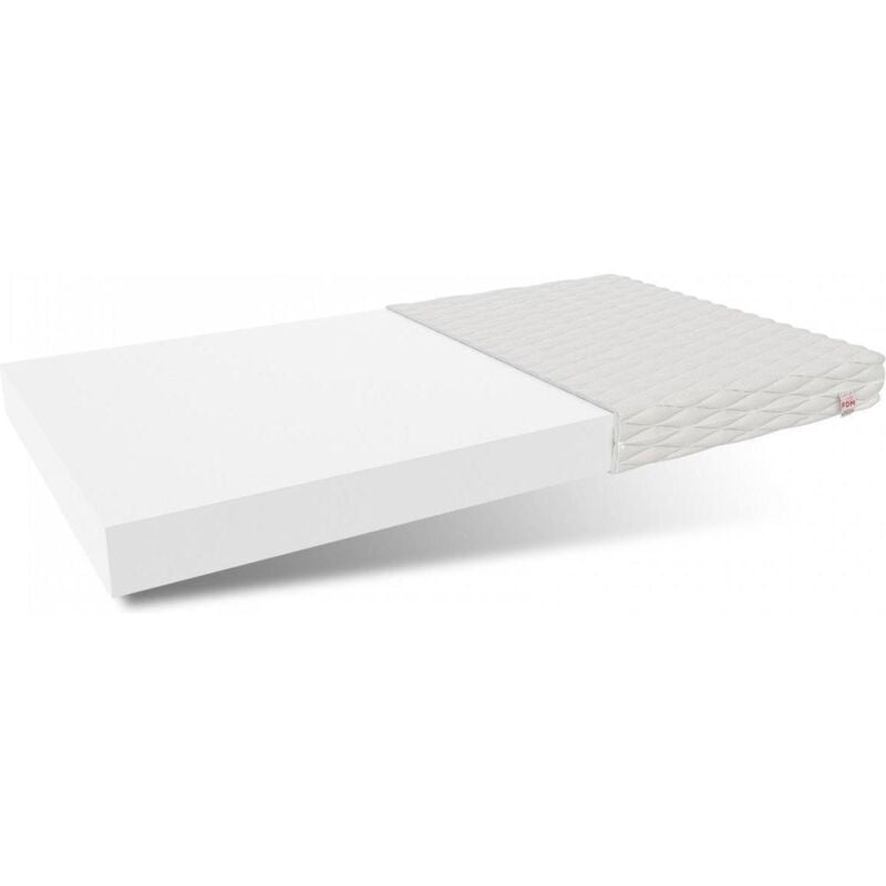 foto del prodotto viking choice materasso schiumato a freddo bianco 160x200 cm h3 con fodera in tessuto ticchettante