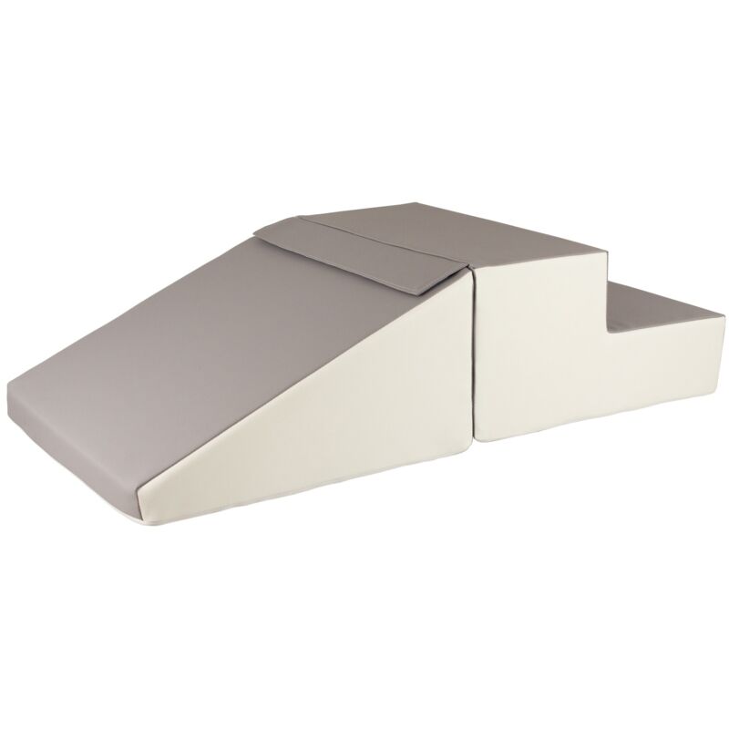 foto del prodotto viking choice mini scivolo in blocchi di gommapiuma altezza 25 cm crema