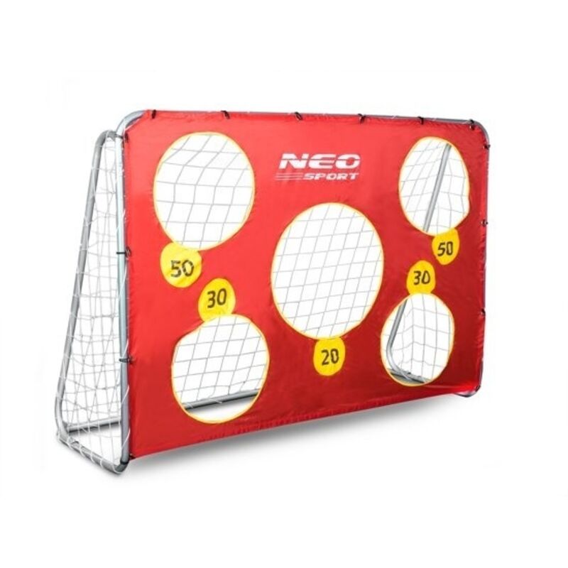 foto del prodotto viking choice porta da calcio 215x153x76 cm con esercizio di mira fuori uso
