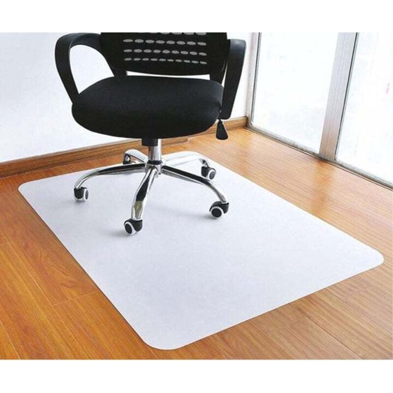 foto del prodotto viking choice protezione per pavimento 100 x 70 cm tappetino per sedia da ufficio bianco