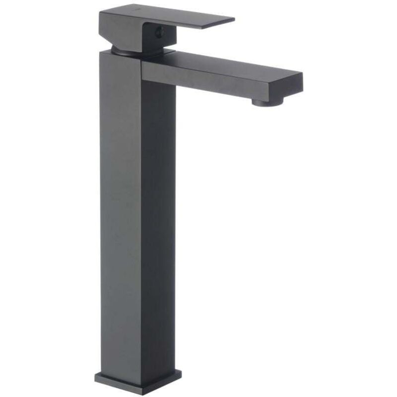 foto del prodotto viking choice rubinetto per lavabo alto da terra, rubinetto per bagno nero