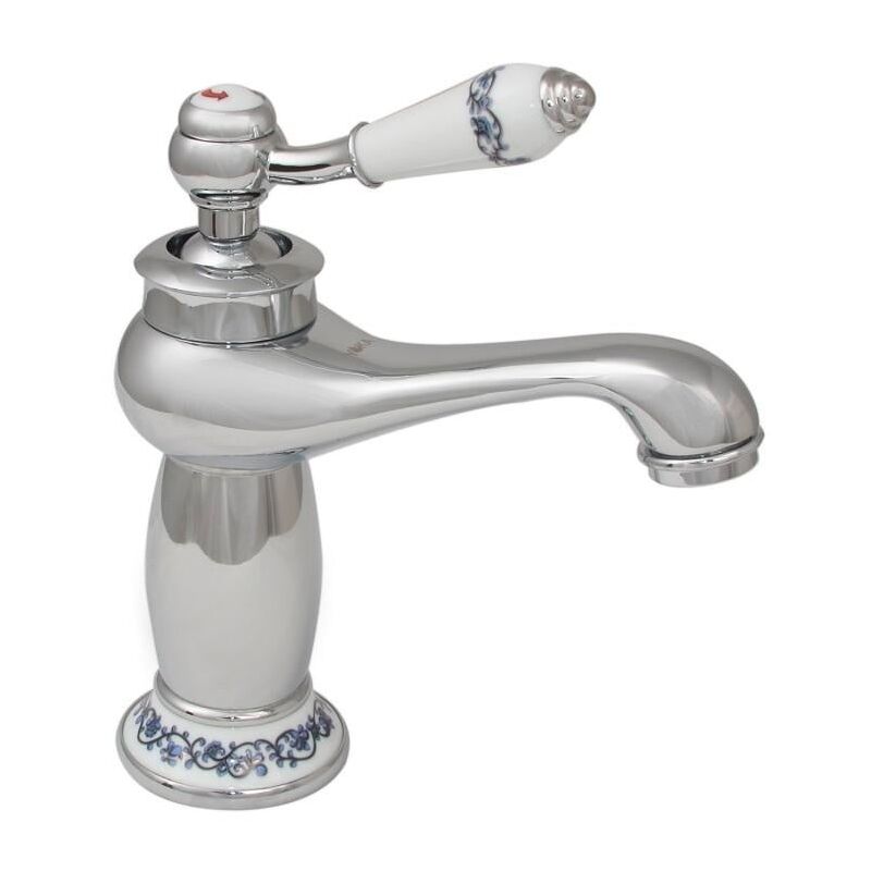 foto del prodotto viking choice rubinetto per lavandino del bagno retr cromato