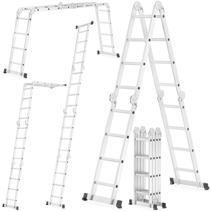 foto del prodotto viking choice scala pieghevole altezza di lavoro 5,60 m alluminio multifunzionale