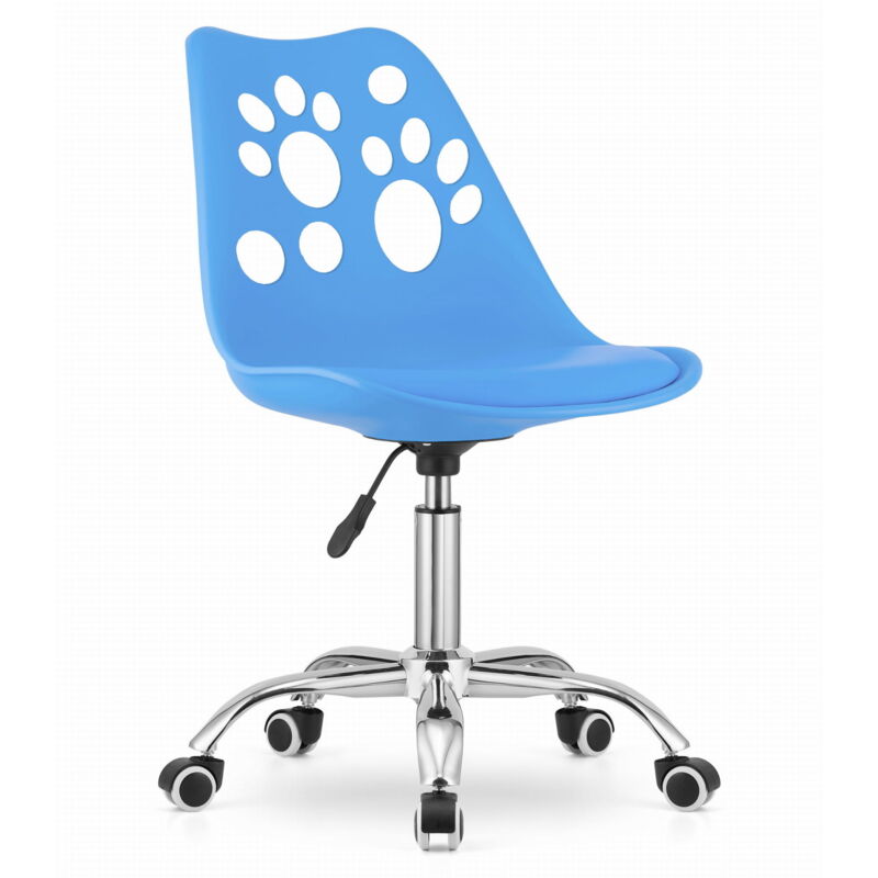 foto del prodotto viking choice sedia da ufficio per bambini print regolabile in altezza blu