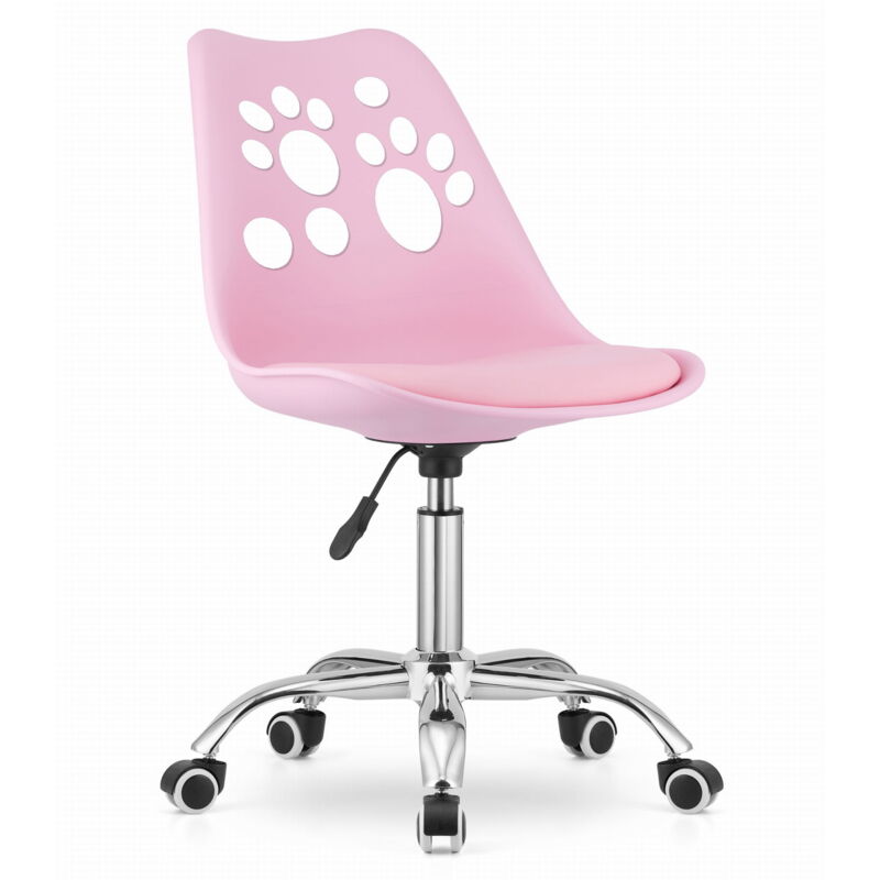 foto del prodotto viking choice sedia da ufficio per bambini print regolabile in altezza rosa