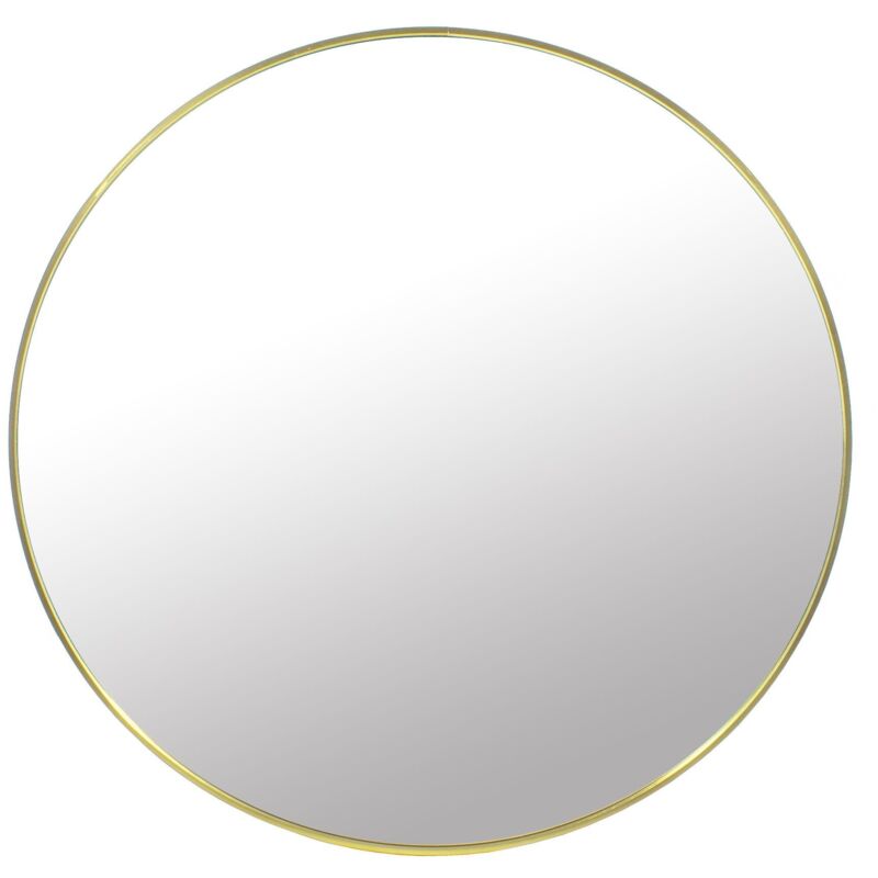 foto del prodotto viking choice specchio rotondo specchio da bagno specchio da parete 60 cm oro