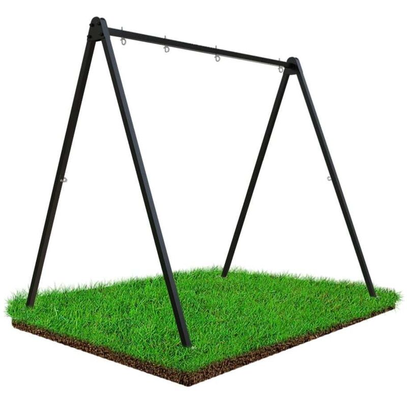 foto del prodotto viking choice struttura per altalena e supporto per amaca 260x195x230 cm grafite