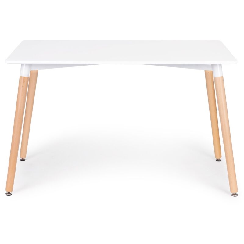 foto del prodotto viking choice tavolo rettangolare tavolino stile scandinavo bianco