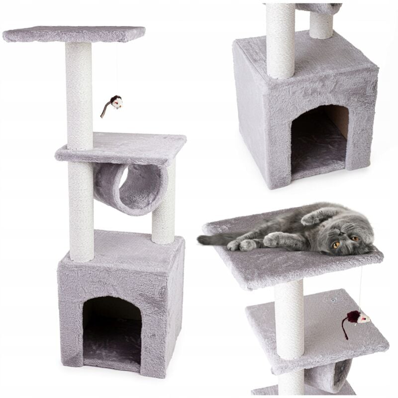 foto del prodotto viking choice tiragraffi tiragraffi per gatti tiragraffi per gatti 30x30x95cm grigio
