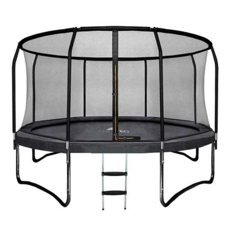 foto del prodotto viking choice trampolino 305 cm con rete e scaletta fino a 150 kg nero