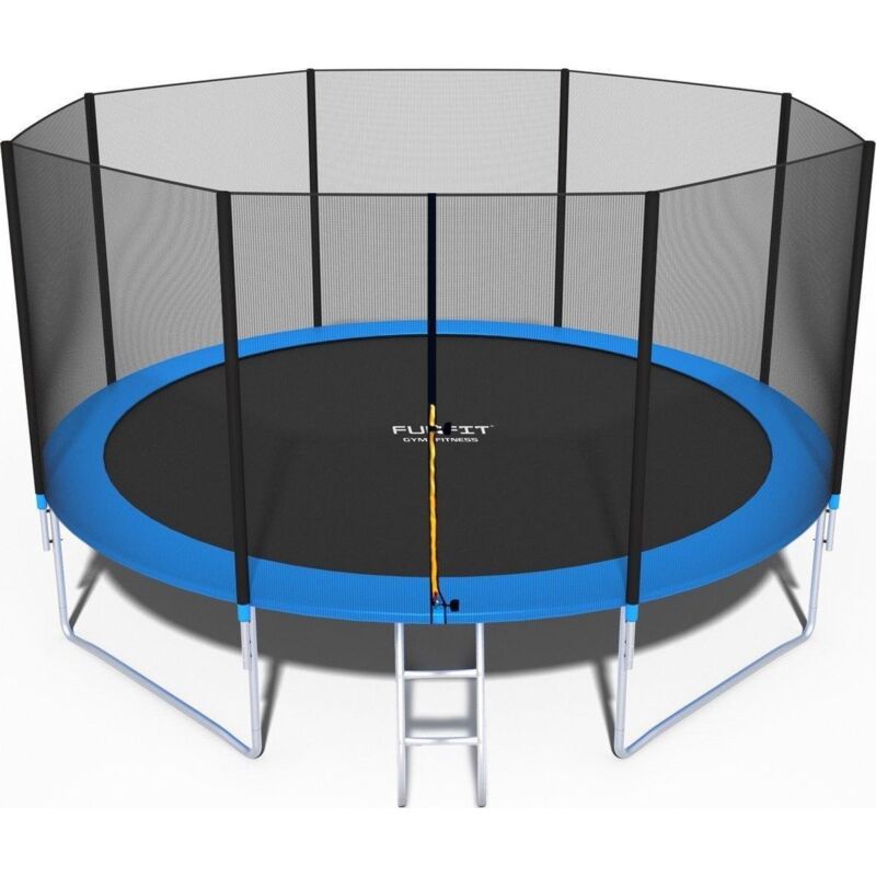 foto del prodotto viking choice trampolino 435 cm con rete e scaletta fino a 180 kg